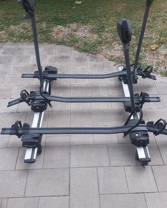 Thule 757 + WingBarEvo 120cm + 3 portabici Peruzzo
