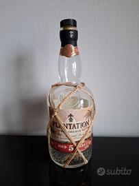 Bottiglia rum PLANTATION 5 YEARS vuota