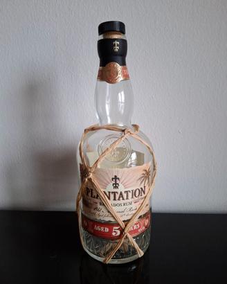Bottiglia rum PLANTATION 5 YEARS vuota