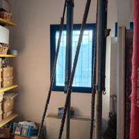 piedistalli per rete pallavolo in ferro 