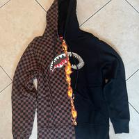 Tuta Sprayground burnt sharks