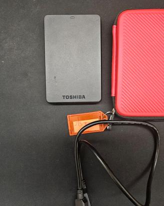 Hard Disk Esterno HD 2 TB 2,5" + custodia