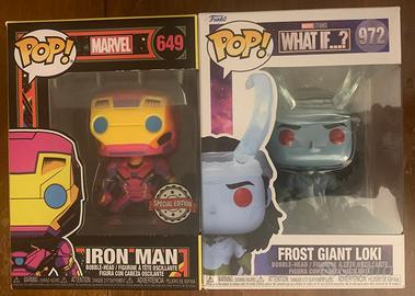 Funko pop Marvel Iron man e Loky