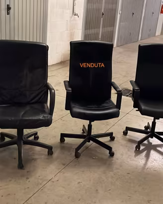 poltrone varie x ufficio con eventuali cuscini