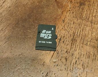 Scheda MicroSD 2GB - perfettamente funzionante 