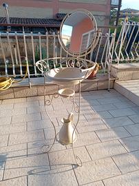 set lavabo con specchio 