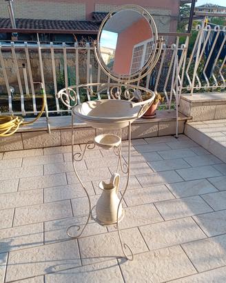 set lavabo con specchio 