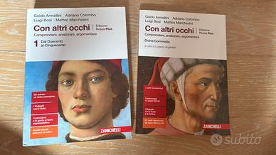 Libri Con altri occhi 1+Divina commedia Zanichelli