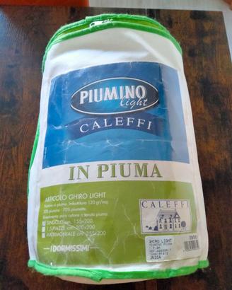 Trapunta in piumina light, letto singolo.