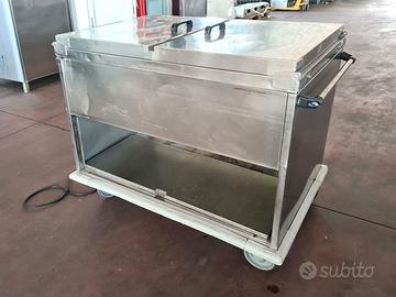 carrello richiudibile riscaldato bagnomaria usato