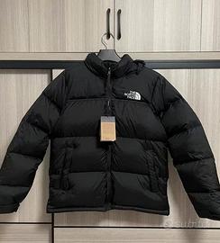 The North Face black down jacket