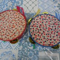 Coppia di cembali (tamburelli) anni 70 per bambini