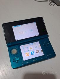 nintendo 3ds turchese nuova + gioco kirby