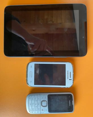 Telefoni e tablet vintage samsung lenovo nokia