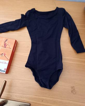 Body Ginnastica Artistica Ritmica Danza Blu scuro