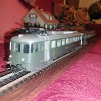 Treno elettrico - Locomotore più vagone