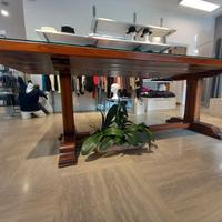 Tavolo in legno noce massello 250x90 cm