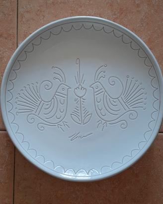 piatto in ceramica sarda 