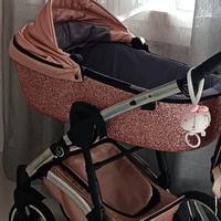 Passeggino Junama rosa glitter Limited Edition