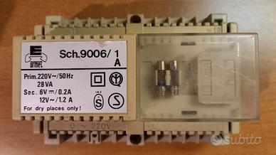 URMET Sch. 9006/1A Alimentatore per Citofono