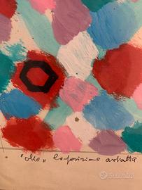 Olio - composizione astratta di Mario Rota