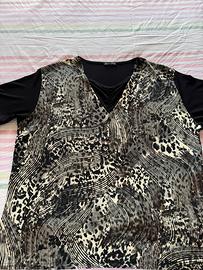 T-shirt nera fantasia tg.52