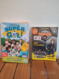 2 libri " Super Gol" e " La tribù del Pallone"