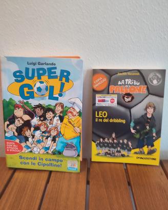 2 libri " Super Gol" e " La tribù del Pallone"