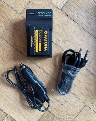 Caricabatterie PATONA per Canon LP-E12 + batteria 