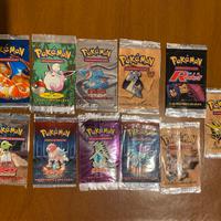 Pokemon - Bustine carte originali prima serie