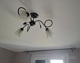 Lampadario + Abat-jour / Lampade + Bastone tenda