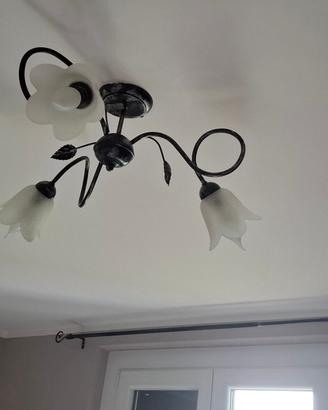 Lampadario + Abat-jour / Lampade + Bastone tenda