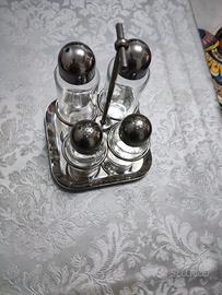 Oliera Mepra di acciaio  e vetro 