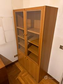 Mobiletto con ante in vetro