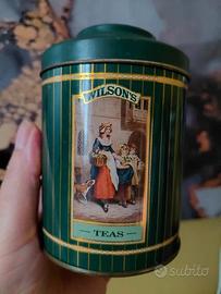 Scatola in latta n.12 collezione Wilson's Teas