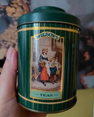 Scatola in latta n.12 collezione Wilson's Teas