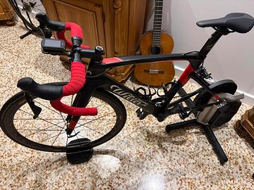 Wilier 101 air + garmin + rullo elite