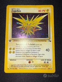 Zapdos Holo Prima Edizione Fossil 15/62