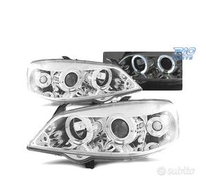 FARI OCCHI ANGEL PER OPEL ASTRA G 97-04 CROMATO
