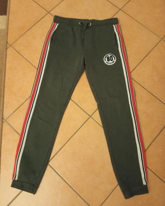 Pantaloni ragazzo 14+anni 100%cotone felpato 