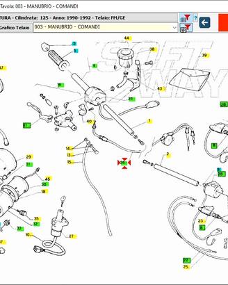 Cavo gas Aprilia AF1 Futura 125 AP8114234