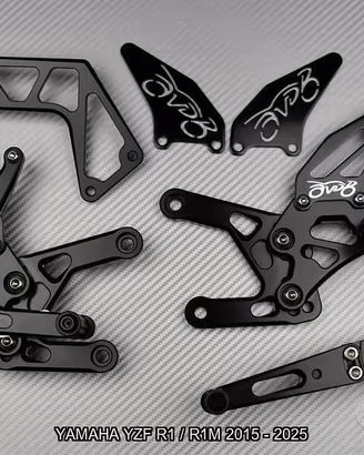 Pedane arretrate YAMAHA YZF R1 / R1M 2015 - 2025