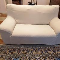 coppia di divani in pelle BLU marca Divani&Divani