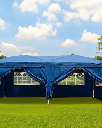 Blu o Bianco GAZEBO 6x3 APRI/CHIUDI nuovo A FFA RE