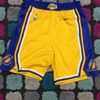 pantaloncini lakers viola e gialli taglia s