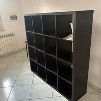 Scaffale nero 112x147 cm