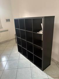 Scaffale nero 112x147 cm