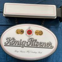 INSEGNA A BANDIERA PER BIRRERIA ( nuova !! )