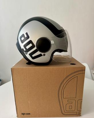 Casco AGV Eteres Rimini Grey/Black tagliaS co.nuov