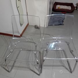 sedie ikea  trasparenti
